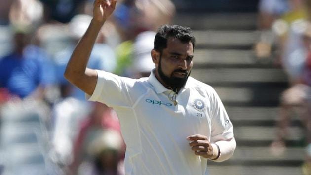 Mohammed Shami has been included in Grade B of the BCCI annual retainer contract after being given a clean chit in the match-fixing probe.(AFP)