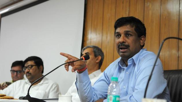 Manual movement of files has been stopped in GMDA, said V Umashankar, chief executive officer (CEO) of the GMDA. Manual movement of files has been stopped in GMDA, said V Umashankar, chief executive officer (CEO) of the GMDA.