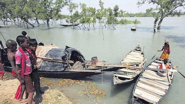The Sundarbans, famous for the world’s largest mangrove forest and as the home to the Royal Bengal Tiger, is a unique biosphere comprising more than 100 islands spread across India and Bangladesh. (Samir Jana/HT File Photo) The Sundarbans, famous for the world’s largest mangrove forest and as the home to the Royal Bengal Tiger, is a unique biosphere comprising more than 100 islands spread across India and Bangladesh. (Samir Jana/HT File Photo)