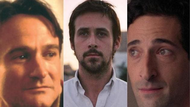 Three wise men: Robin Williams, Ryan Gosling and Adrien Brody.