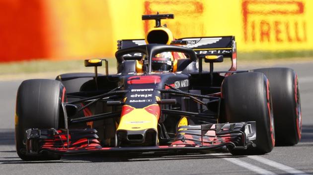 Red Bull’s Daniel Ricciardo of Australia drives his car during the first practice session at the Australian Formula One Grand Prix. (AP) Red Bull’s Daniel Ricciardo of Australia drives his car during the first practice session at the Australian Formula One Grand Prix. (AP)