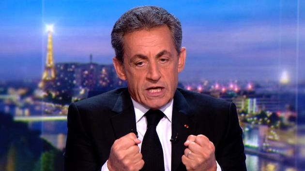 French former president Nicolas Sarkozy speaking during an interview on March 22, 2018 at the TF1 headquarters in Boulogne-Billancourt, a day after he was charged on corruption over allegations that late Libyan dictator funded his 2007 presidential election campaign. (AFP Photo) French former president Nicolas Sarkozy speaking during an interview on March 22, 2018 at the TF1 headquarters in Boulogne-Billancourt, a day after he was charged on corruption over allegations that late Libyan dictator funded his 2007 presidential election campaign. (AFP Photo)