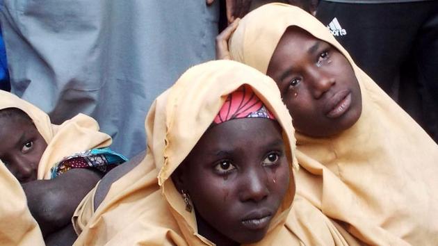 Some of the newly-released Dapchi schoolgirls are pictured in Jumbam village, Yobe State, Nigeria on March 21, 2018. Nearly all of the 110 Nigerian schoolgirls kidnapped by Boko Haram militants in the town of Dapchi last month have been returned. (Ola Lanre / REUTERS) Some of the newly-released Dapchi schoolgirls are pictured in Jumbam village, Yobe State, Nigeria on March 21, 2018. Nearly all of the 110 Nigerian schoolgirls kidnapped by Boko Haram militants in the town of Dapchi last month have been returned. (Ola Lanre / REUTERS)