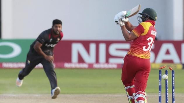 Zimbabwe’s three-run loss to United Arab Emirates has virtually knocked them out of the reckoning for a spot in the ICC Cricket World Cup 2019 edition which will be held in England.(AP)