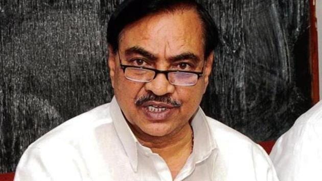BJP leader Eknath Khadse (HT File) BJP leader Eknath Khadse (HT File)
