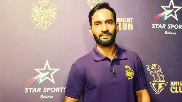 Dinesh Karthik was named the captain of Kolkata Knight Riders for 2018 Indian Premier League (IPL) earlier this month.(Twitter)