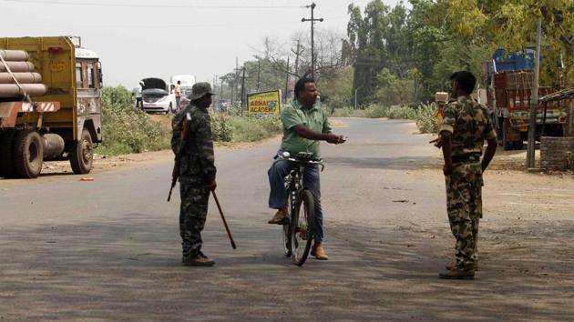 The Bhadrak district administration has deployed more than 800 police personnel in the town. (HT File Photo) The Bhadrak district administration has deployed more than 800 police personnel in the town. (HT File Photo)