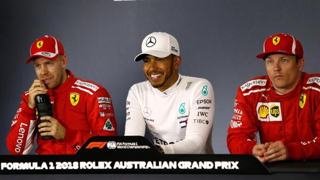 Lewis Hamilton grabbed pole position in qualifying of the Australian GP in Melbourne on Saturday.(REUTERS)