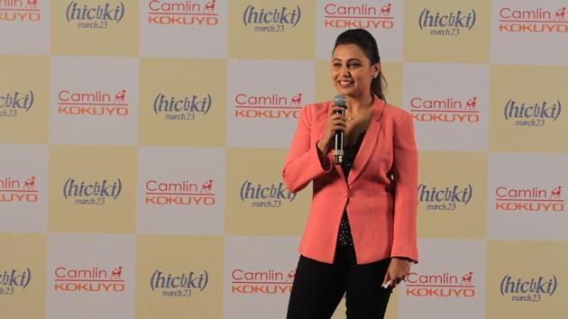 Rani Mukerji at the Hichki Teachers Awards in Mumbai on Feb 24, 2018. (IANS) Rani Mukerji at the Hichki Teachers Awards in Mumbai on Feb 24, 2018. (IANS)