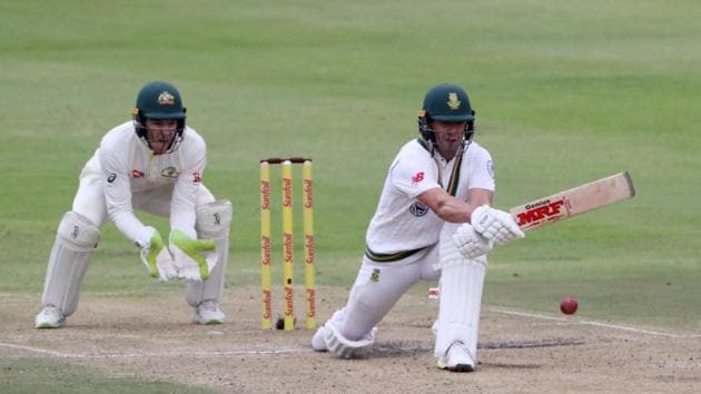 AB de Villiers in action during the third day of the third Test between South Africa and Australia in Cape Town.(REUTERS)