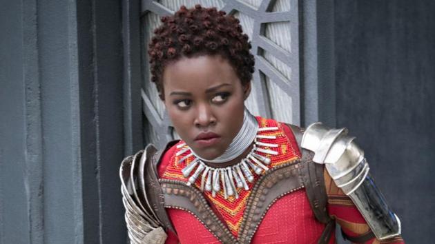 Lupita Nyong’o played the role of warrior Nakia in the Marvel movie Black Panther. Lupita Nyong’o played the role of warrior Nakia in the Marvel movie Black Panther.