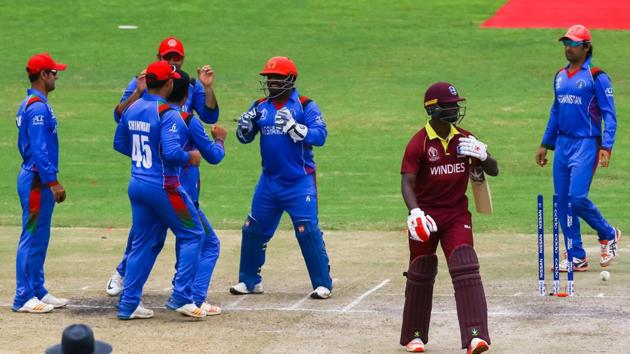 Mujeeb Ur Rahman, the 16-year-old Afghanistan offspinning sensation, picked up 4/43 to wreck West Indies. (ICC)