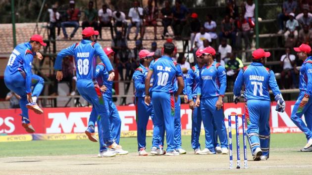 Afghanistan bowled West Indies out for 204 as they chased a remarkable title. (ICC)