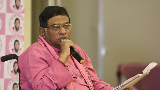 Ajit Jogi address a Press Conference on expose on how Govt in action is protecting culprits in high profile cases – Panama Leaks & FIPB approvals investigation, at Le Meridien in New Delhi. (Sonu Mehta/HT File Photo) Ajit Jogi address a Press Conference on expose on how Govt in action is protecting culprits in high profile cases – Panama Leaks & FIPB approvals investigation, at Le Meridien in New Delhi. (Sonu Mehta/HT File Photo)