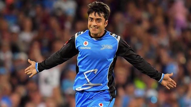 Afghanistan’s Rashid Khan is the fastest to complete 100 ODI wickets in only 44 games.(Getty Images) Afghanistan’s Rashid Khan is the fastest to complete 100 ODI wickets in only 44 games.(Getty Images)