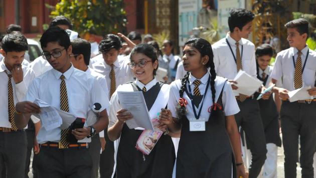 Students coming out of their exam centre in Bhopal on March 22.(Mujeeb Faruqui/HT Photo) Students coming out of their exam centre in Bhopal on March 22.(Mujeeb Faruqui/HT Photo)