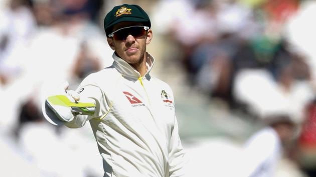 Time Paine stepped in as Australia’s captain on Sunday after Steve Smith was stood down for the rest of the match along with his deputy David Warner amid a ball-tampering scandal.(AFP)