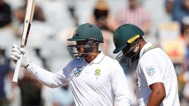 Quinton de Kock and Vernon Philander hit fifties as South Africa set Australia a target of 430 to win. (AFP)