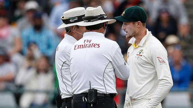 The ICC banned Steve Smith (not in pic) for one Test following Saturday’s ball-tampering scandal, while Cameron Bancroft received demerit points.(AFP)