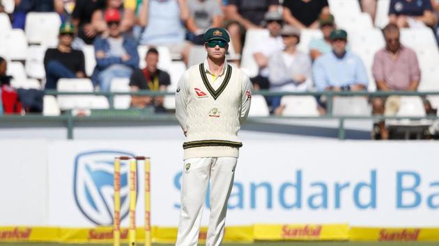 Later in the day, Steve Smith was slapped a one-match ban from the ICC while Cameron Bancroft (not in pic) received demerit points. (AFP)