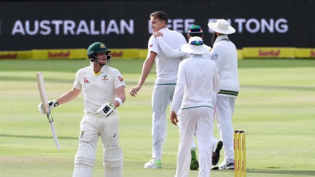 Morkel then removed Smith to leave Australia in all sorts of trouble. (REUTERS)