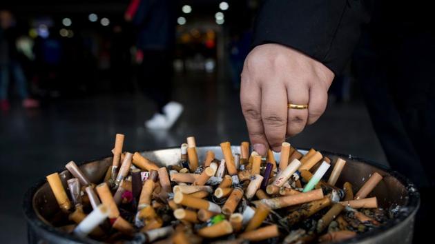COTPA restricts the sale of tobacco products within 100 metres periphery of schools, hospitals, or religious places. (HT) COTPA restricts the sale of tobacco products within 100 metres periphery of schools, hospitals, or religious places. (HT)