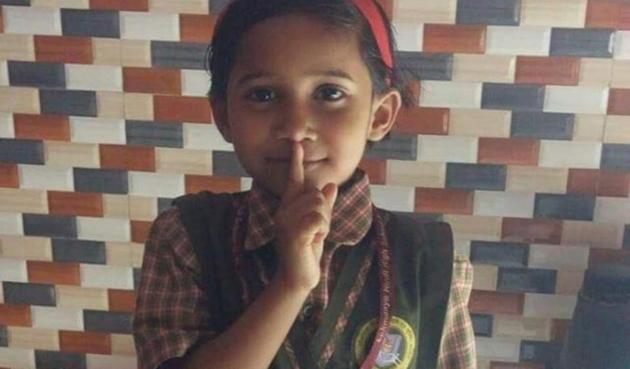 The body of Anjali Saroj, a nursery student of a Hindi-medium school in Nallasopara, was found on Sunday. The body of Anjali Saroj, a nursery student of a Hindi-medium school in Nallasopara, was found on Sunday.
