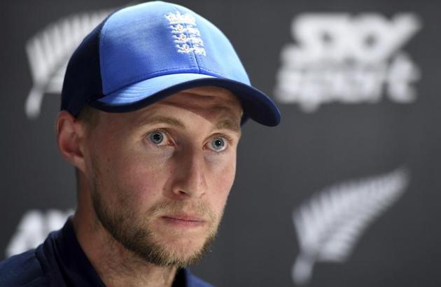England captain Joe Root answers questions at a press conference following his teams innings and 49 run defeat to New Zealand in the first cricket test in Auckland, New Zealand, Monday. (AP) England captain Joe Root answers questions at a press conference following his teams innings and 49 run defeat to New Zealand in the first cricket test in Auckland, New Zealand, Monday. (AP)
