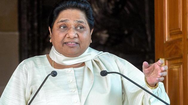 BSP supremo Mayawati addresses a press conference at her residence in Lucknow on Saturday. (PTI Photo) BSP supremo Mayawati addresses a press conference at her residence in Lucknow on Saturday. (PTI Photo)