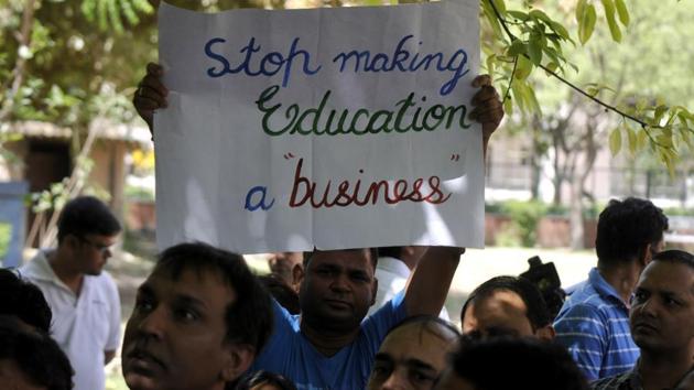 Chandigarh had proposed capping fee hike at 8% annually. However, the Centre wanted it to be linked with the Consumer Price Index (CPI) for inflation. (HT File/Representative image) Chandigarh had proposed capping fee hike at 8% annually. However, the Centre wanted it to be linked with the Consumer Price Index (CPI) for inflation. (HT File/Representative image)