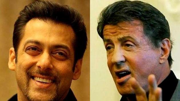 Sylvester Stallone shared Salman Khan’s new Race 3 poster.