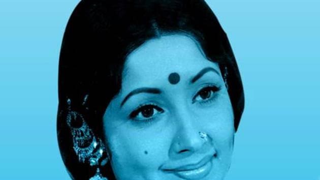 Jayanthi in a still from Mrs Leelavathi. Jayanthi in a still from Mrs Leelavathi.