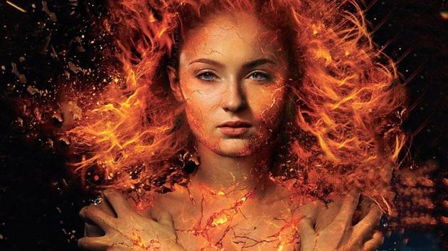 Sophie Turner as Jean Grey in a still from X-Men: Dark Phoenix.