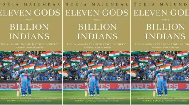 The book cover of Boria Majumdar’s Eleven Gods And A Billion Indians.