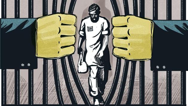 Out of the 1,326 cases from 2008 to 2012 studied by the Foundation, 1,016 cases resulted in acquittals. (Illustration: Sudhir Shetty) Out of the 1,326 cases from 2008 to 2012 studied by the Foundation, 1,016 cases resulted in acquittals. (Illustration: Sudhir Shetty)