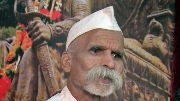 Sambhaji Bhide in Sangli. (HT File Photo) Sambhaji Bhide in Sangli. (HT File Photo)