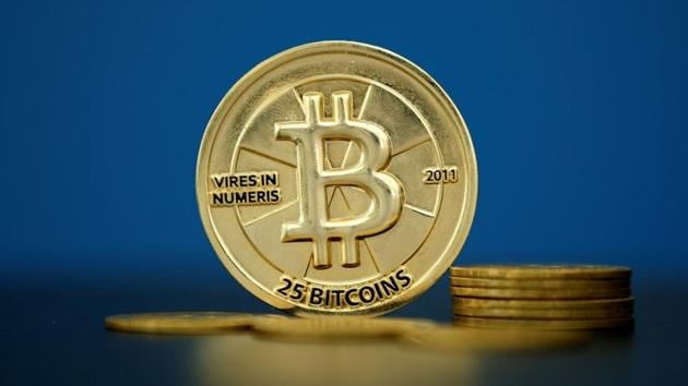 Bitcoin earlier jumped as high as $8,265.87 following a decline on Monday of 8.4%. The digital token has now dropped by about a quarter in March alone.(Reuters File)