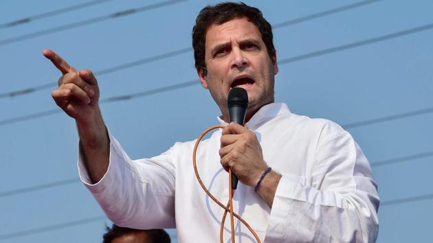 Congress President Rahul Gandhi(PTI File Photo)