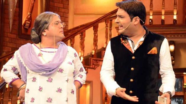 Kapil Sharma and Ali Asgar in a still from The Kapil Sharma Show.