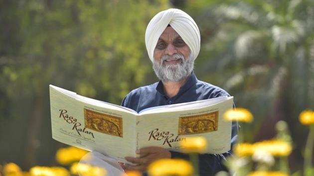 Lensman Tej Pratap Singh Sandhu with his book at his residence in Ludhiana on Tuesday. (Gurpreet Singh/HT) Lensman Tej Pratap Singh Sandhu with his book at his residence in Ludhiana on Tuesday. (Gurpreet Singh/HT)