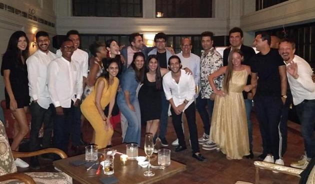 Guests, including Karan Johar and Siddharth Roy Kapur, at the pre-launch party of Soho House, Juhu. Guests, including Karan Johar and Siddharth Roy Kapur, at the pre-launch party of Soho House, Juhu.