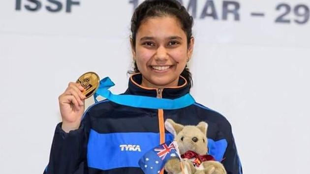 Muskan Bhanwala won the gold in 25m pistol event at the ISSF Junior World Cup on Wednesday. (ISSF) Muskan Bhanwala won the gold in 25m pistol event at the ISSF Junior World Cup on Wednesday. (ISSF)