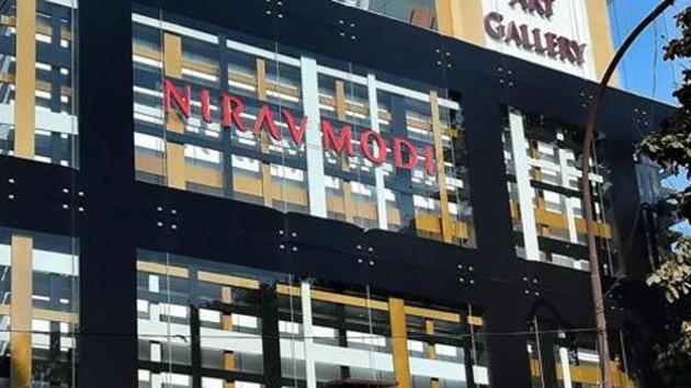 A Nirav Modi jewellery showroom at Defence Colony in New Delhi. Nirav Modi and Mehul Choksi fled the country in January around a month before the Punjab National Bank filed its first complaint against them with the Central Burea of Investigation. They are still at large.(PTI File Photo)