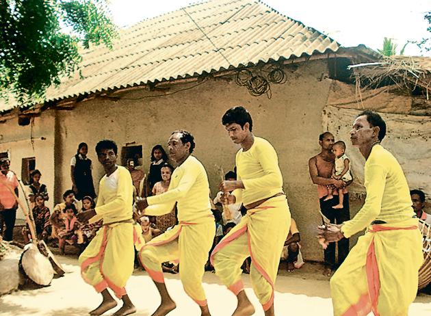 The Paik martial dance form, traditionally performed by soldiers of the local king, involves leaps and displays of skill with sticks.