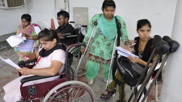 According to the Rights of Persons with Disabilities Act, 2016, the UDID cards are given to those with 40% and above disability. (HT Photo/Representative image) According to the Rights of Persons with Disabilities Act, 2016, the UDID cards are given to those with 40% and above disability. (HT Photo/Representative image)