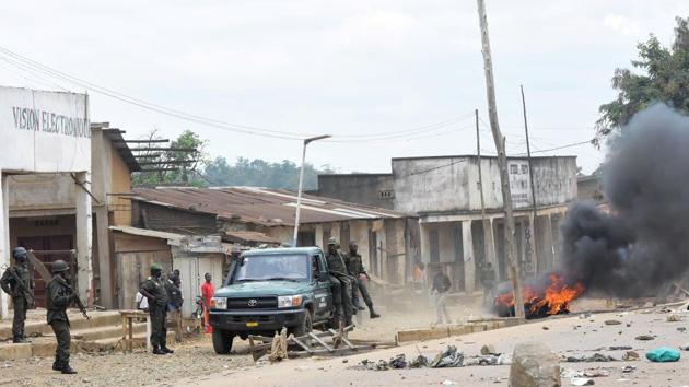In November 2016 in the Democratic Republic of Congo, 32 Indian peacekeepers from 16 Punjab Regiment were injured by a suspected Improvised Explosive Device.(Photo for representation) In November 2016 in the Democratic Republic of Congo, 32 Indian peacekeepers from 16 Punjab Regiment were injured by a suspected Improvised Explosive Device.(Photo for representation)