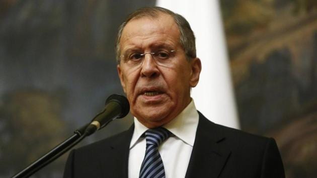 Russian foreign minister Sergei Lavrov.(REUTERS) Russian foreign minister Sergei Lavrov.(REUTERS)
