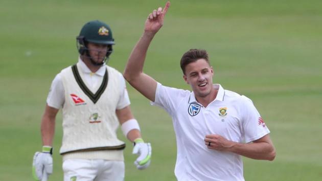 South Africa’s Morne Morkel, who took a five-wicket haul in Cape Town, will end his international career after the fourth Test against Australia.(REUTERS)