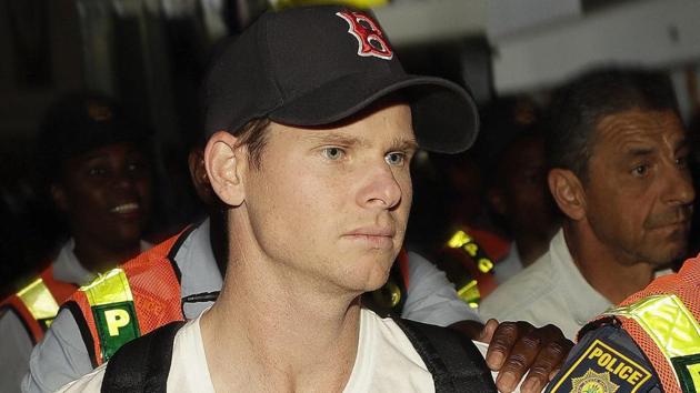 Steve Smith was handed a one-year ban by Cricket Australia for his involvement in the ball-tampering scandal.(AP)