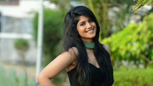 Megha Akash has worked in Telugu films like Lie and Chal Mohan Ranga in the past.(Desi Martini)